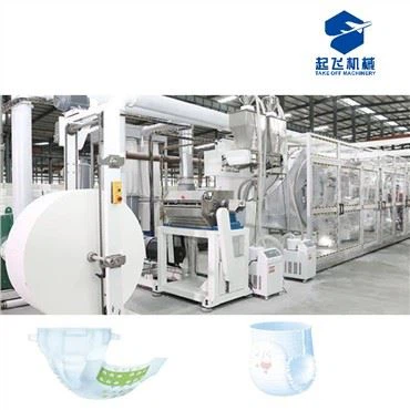 Machine de fabrication de couches pour bébé de type T